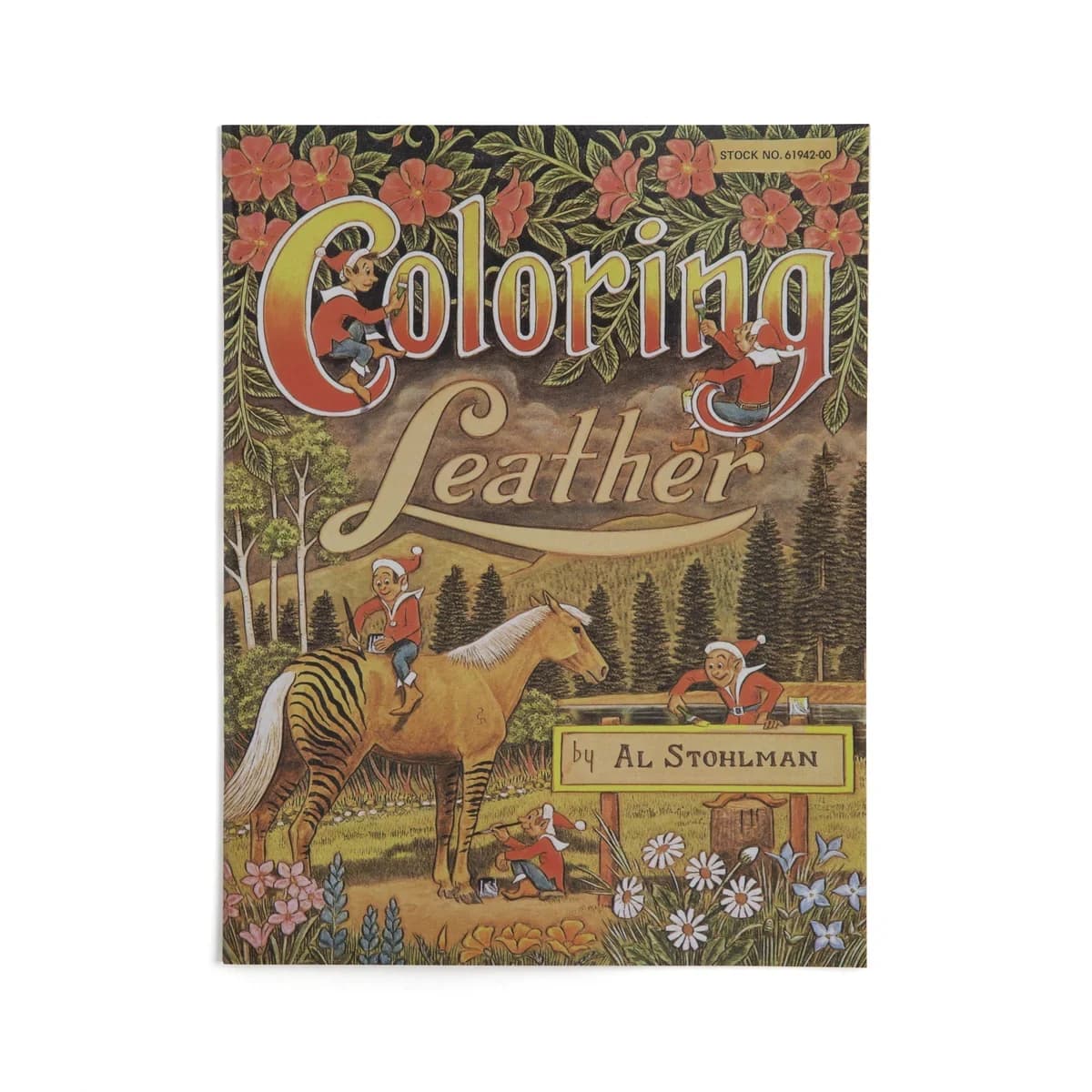 Book cover for Coloring Leather