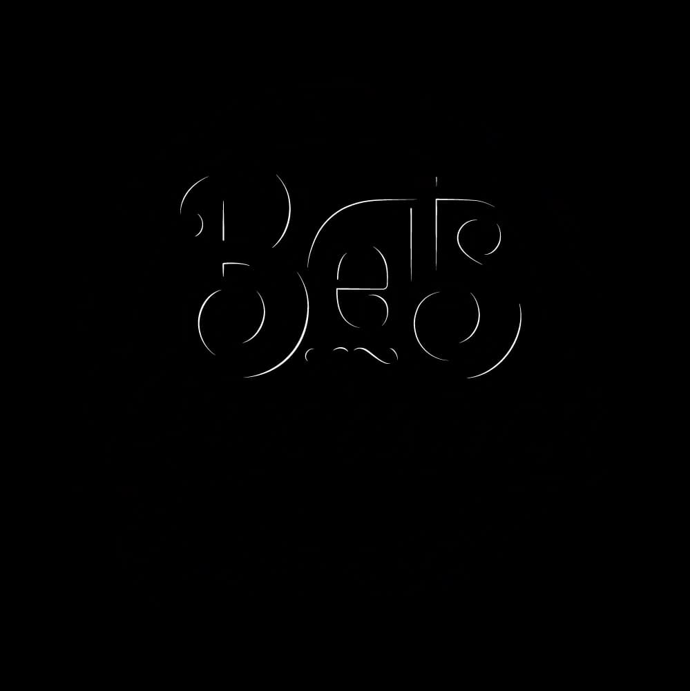 Embossed Belts Production monogram on a black field