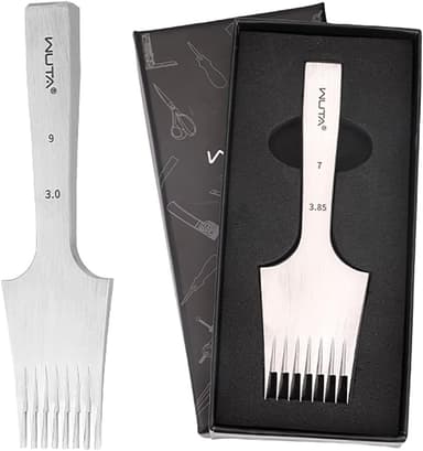 WUTA polished eight-tooth French-style pricking iron