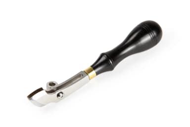 Rocky Mountain thin-line adjustable edge creaser with ebony handle